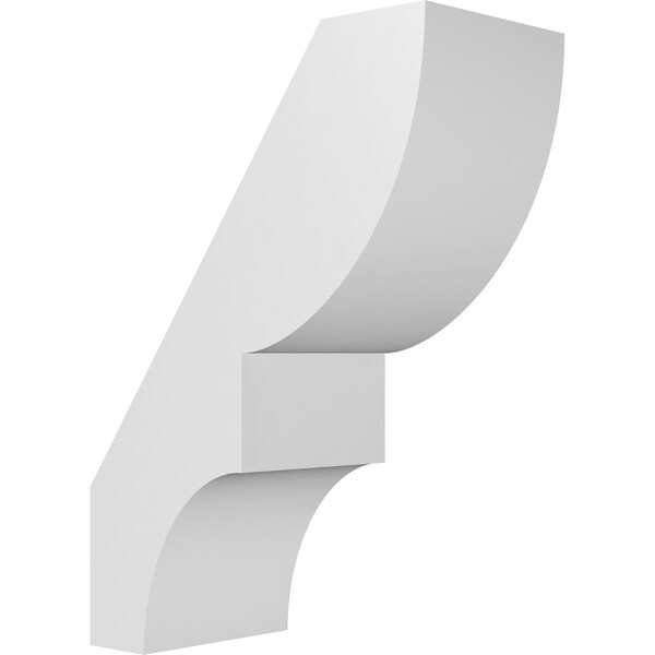 Ekena Millwork 5-in. W x 10-in. D x 14-in. H Ridgewood Architectural Grade PVC Knee Brace BRCP05X10X14RID - main